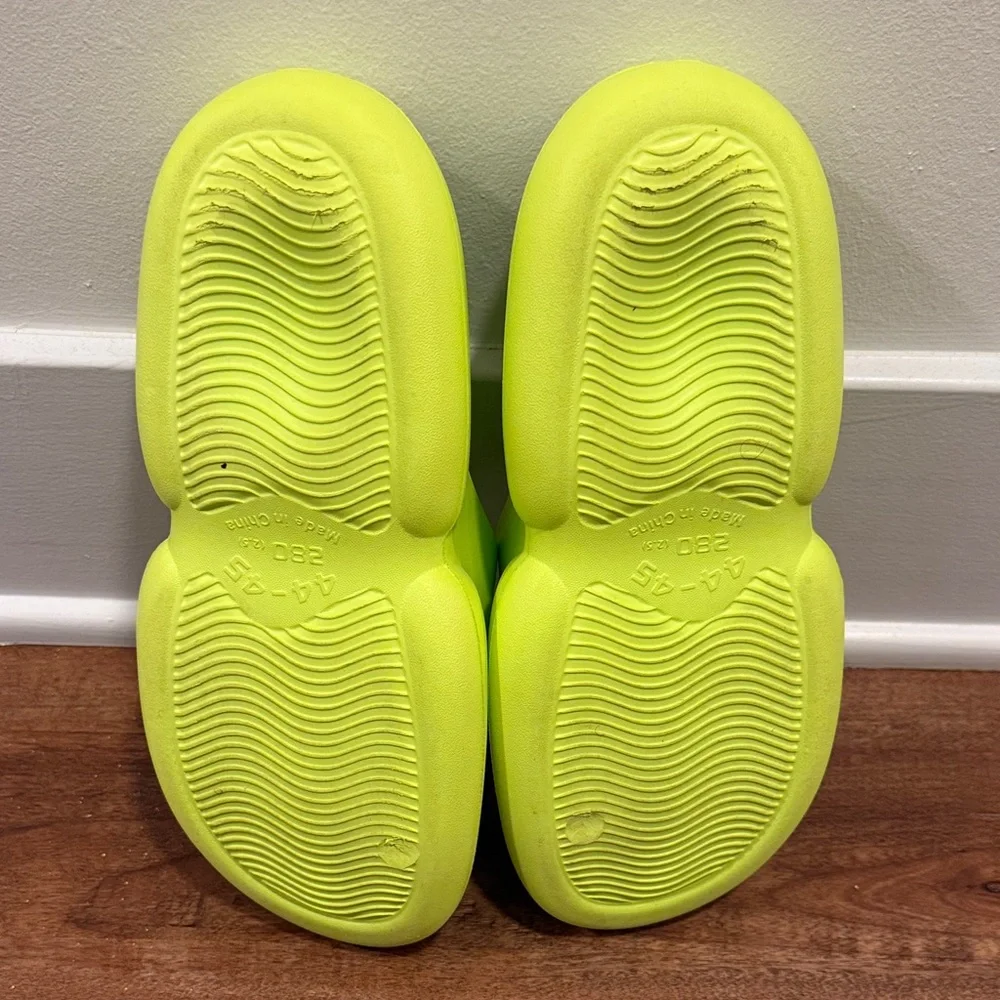 Versace Jeans Couture Neon Yellow Sandals - Picture 4 of 7